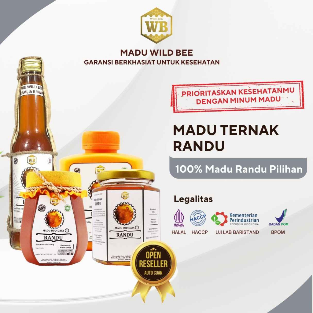 

Madu Randu Asli / Lebah Apis Melifera - Wild Bee -Medium