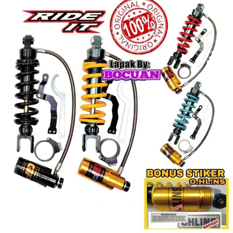 MONOSHOCK CBR CB150R ALL NEW CBR150R SHOCK BELAKANG K45 K46 TABUNG PISAH RIDE IT REBOUND KLIK