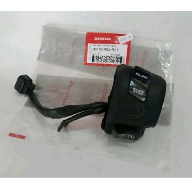 35130-K0J-N11 HGP AHM 100% ORIGINAL SAKLAR KANAN GENIO  (Idling Stop) 35130K0JN11