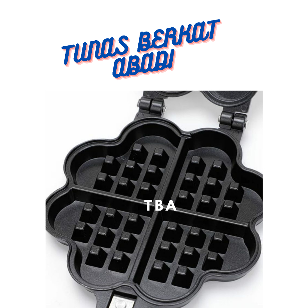 Heart Waffle Maker - Cetakan Waffle Bentuk Hati