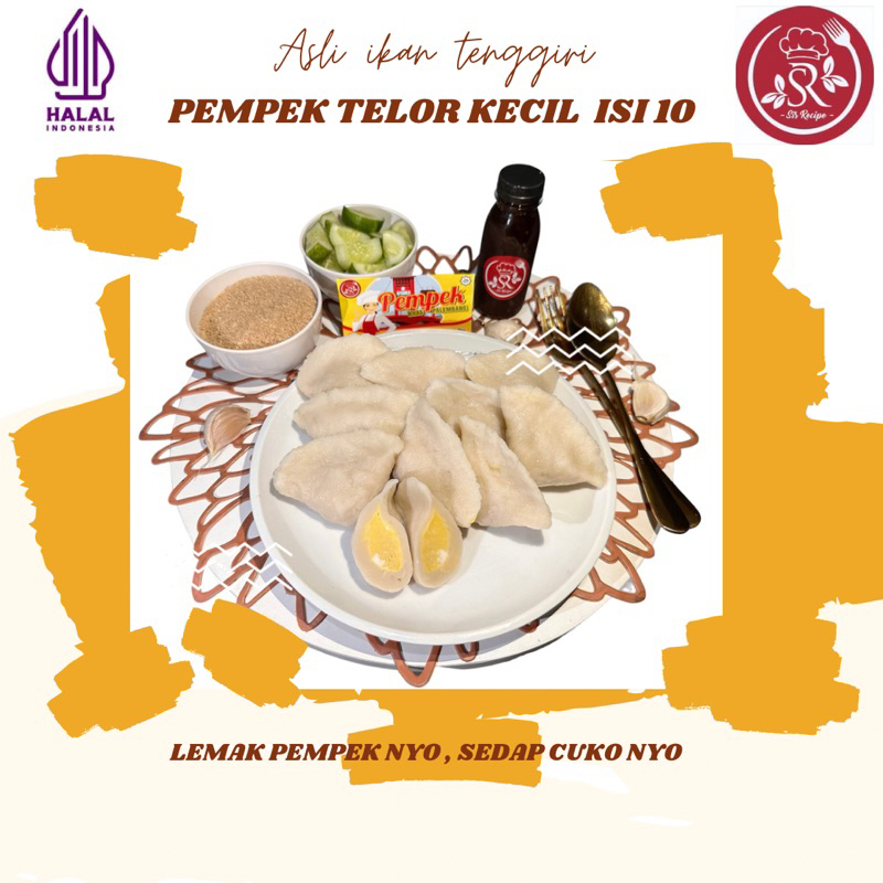 

Pempek telor kecil isi 10pcs + cuko 100ml + vakum frozen | pempek SisRecipe