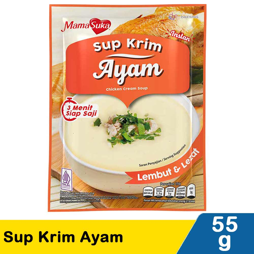 MAMASUKA SUP KRIM   SACHET 55gr   BUMBU MASAK SUP INSTAN