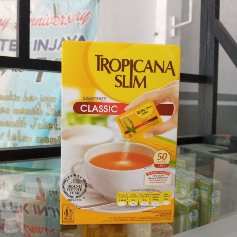 

TROPICANA SLIM CLASSIC ISI 50 SACHET