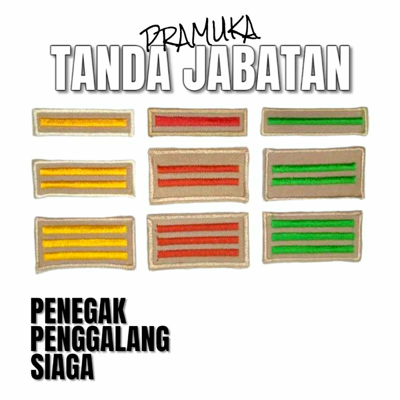 Tanda Jabatan SIAGA PENGGALANG PENEGAK Pramuka