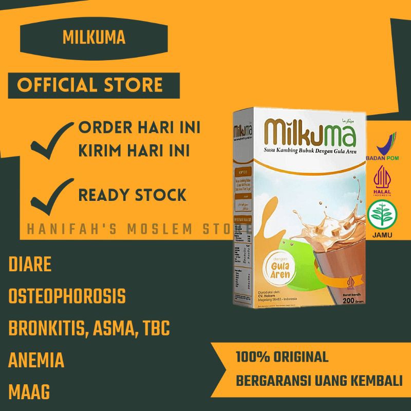 

Milkuma Susu Kambing Gula Aren Tanpa Krimer Sehat dan Nikmat