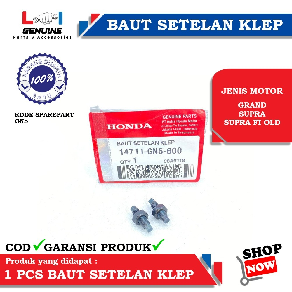 -LOI- BAUT STELAN KLEP ISI 2 SUPRA FI OLD GRAND GN5