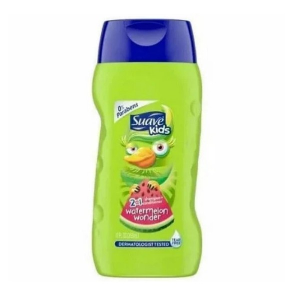 Suave Kids 2in1 Smoothing Shampoo Plus Conditioner Coconut Splash 355ml / Strawberry 355ml / Watermelon 355ml