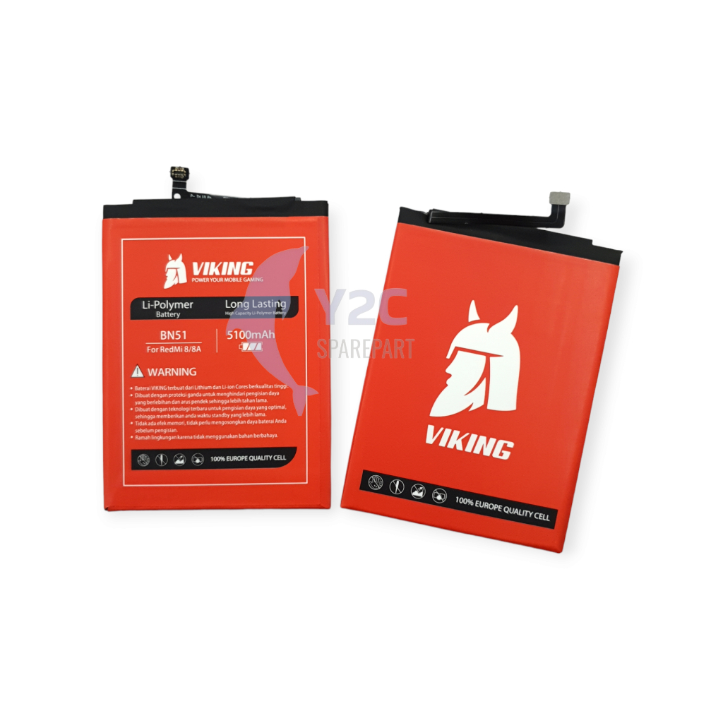 VIKING BN51 XIAOMI REDMI 8 / 8A BATERAI DOUBLE POWER BATRE BATERE BATRAI BATREI ORIGINAL
