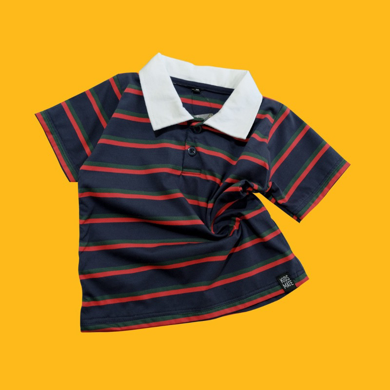 RACHIDKIDS / KAOS ANAK KEREN / WANKI  COLLAR THREECOLOR