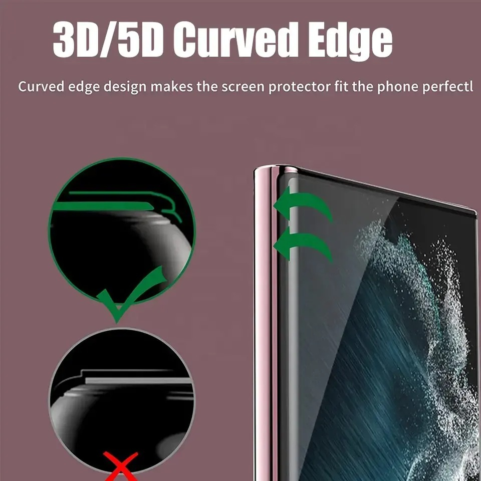 Tempered Glass Kaca Myroots Full HD Samsung S22 Ultra S22+ Plus S22 Screen Protector