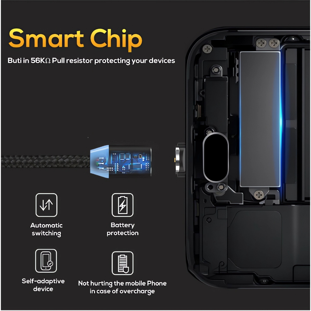 XOBOX - AH014 Kabel Data Magnetic Type Micro Android Fast Charging