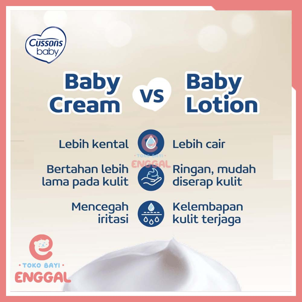 Cussons Baby Cream Mild &amp; Gentle , Soft &amp; Smooth , Fresh &amp; Nourish , Newborn 50gr 100gr