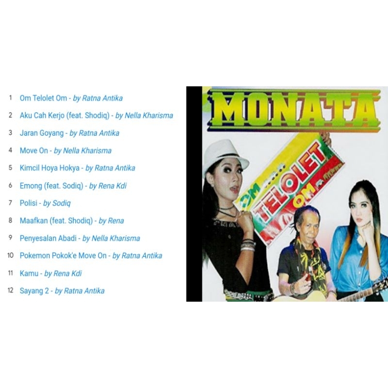 cd monata album om telolet om 2017