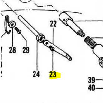 Screw 9/64*40 Baut Ori Taiwan Mesin Jahit Make Up YX-926 / B-926