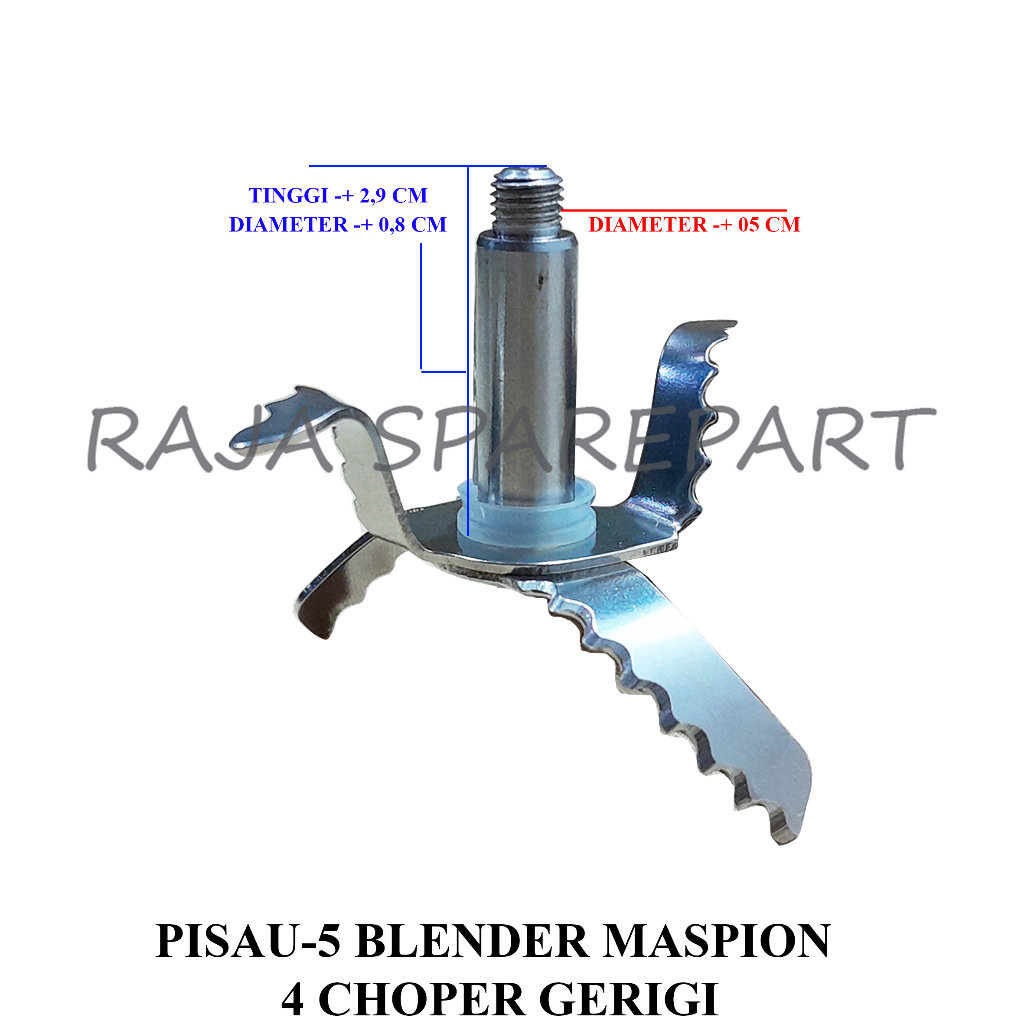 BLADE BELNDER/PISAU-5 BLENDER MASPION 4 CHOPER GERIGI