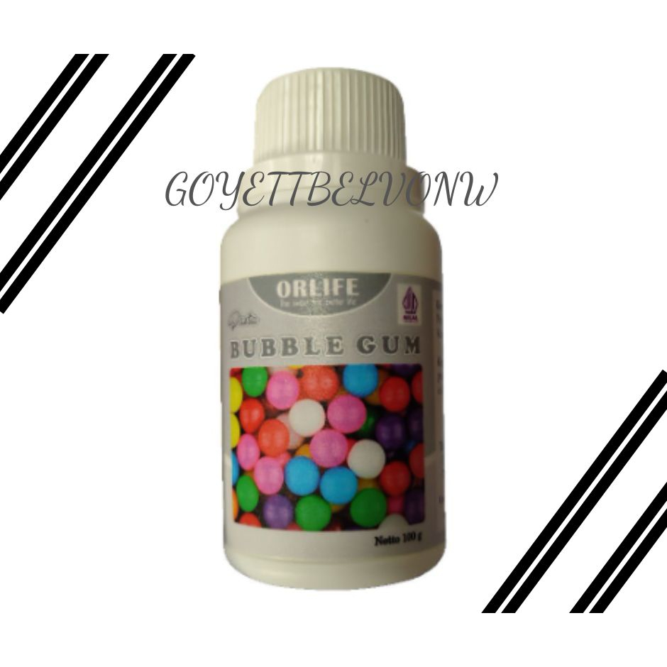 

✨10.10✨Pasta Orlife Perisa Minuman Rasa Bubble gum Permen Karet 100 Gram