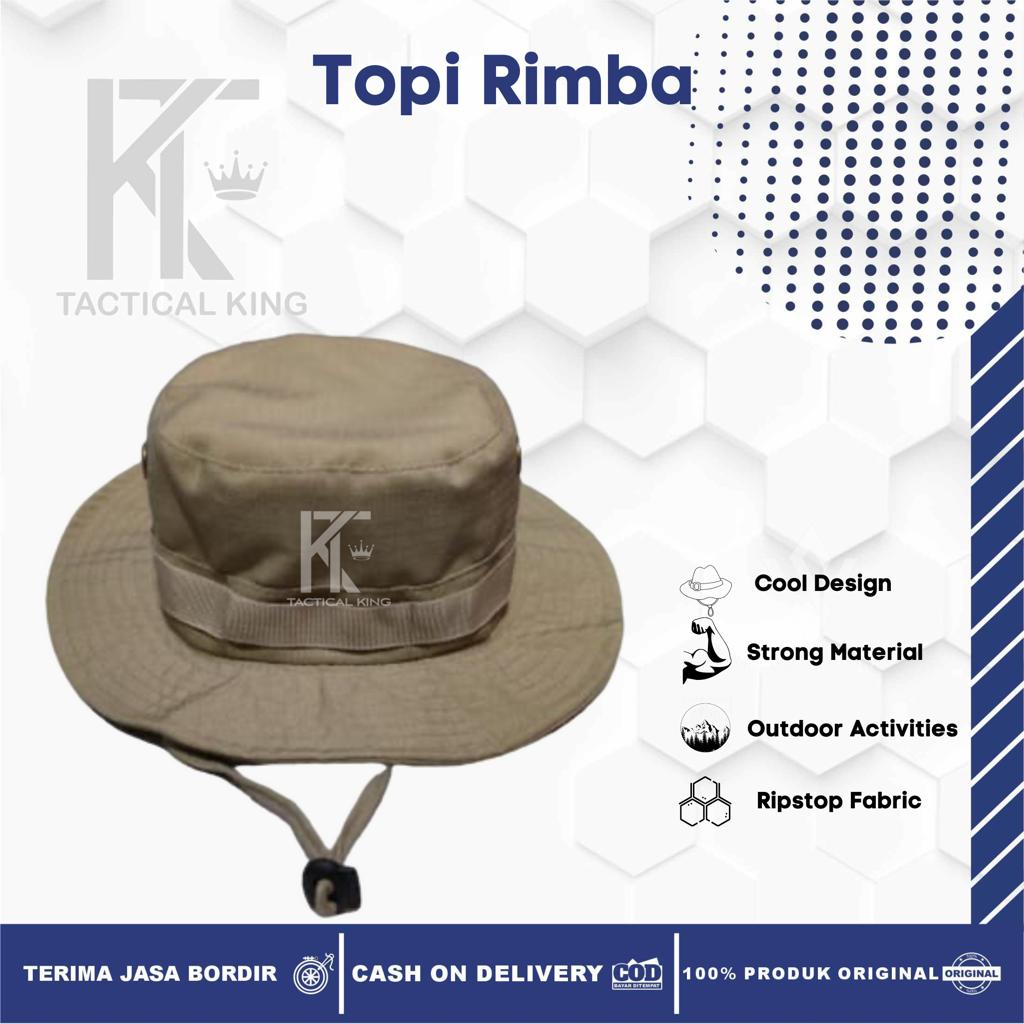 Topi Tactical Rimba Rekat Velcro