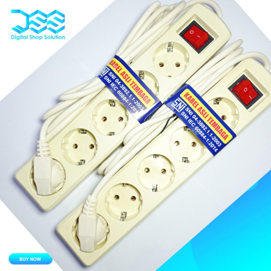 Stop kontak 1,5Meter 3Meter 5Meter LIGERA Terminal listrik 1,5 meter 3 Meter 5 Meter