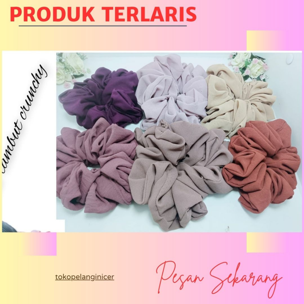 SCRUNCHIE INNER KUNCIR HIJAB JILBAB - IKAT RAMBUT KUCIR BESAR - IKAT RAMBUT CEPOL TEBAL