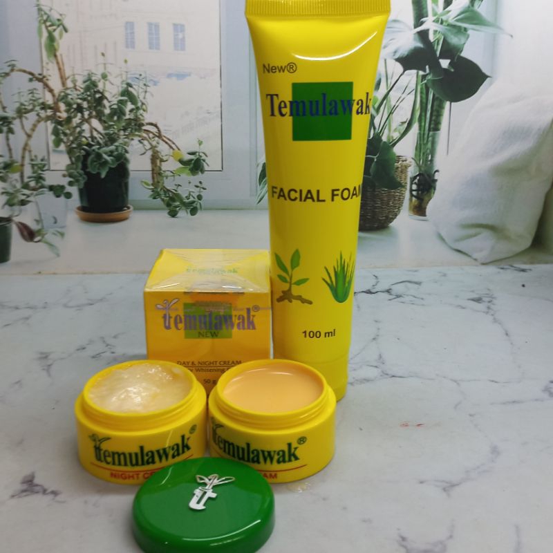 3in1 Temulawak Malaysia Facial foam &amp;Cream Temulawak Susun Import