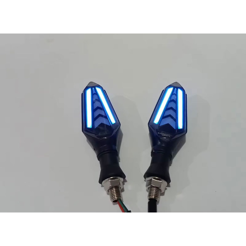 SEN PANAH Sen Running LED Motor Panah 2 Sisi Sen Runing Vixion Cbr Cb Klx Xabre Taiger Scorpio DLL HARGA SEPASANG KIRI KANAN TERMURAH