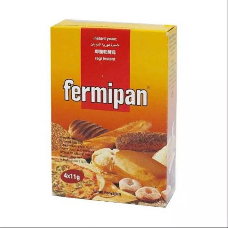 

FERMIPAN ( 4 x 11gr ) MURAH / RAGI INSTAN / RAGI FERMIPAN SACHET