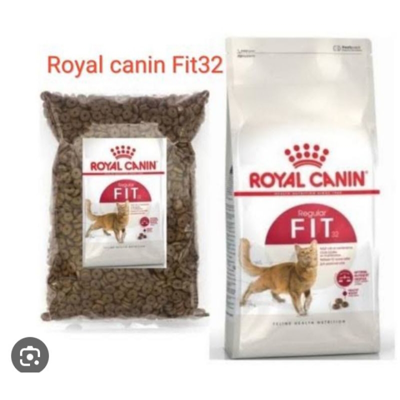 Royal Canin Fit 32 500gr Repack Adult | dryfood fit makanan kering kucing dewasa