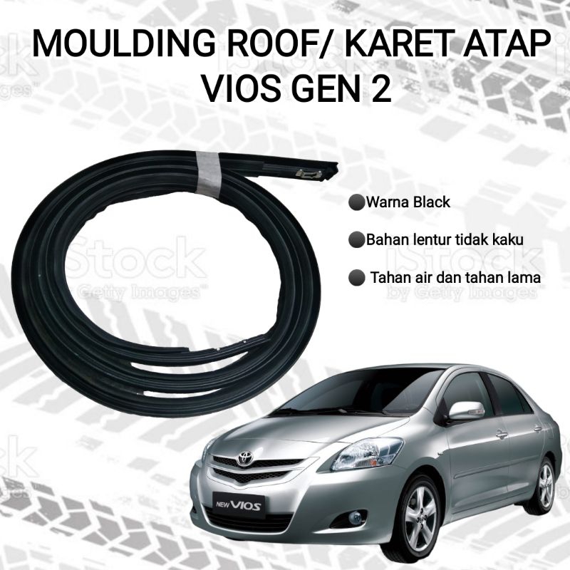 karet roof atap vios gen 2