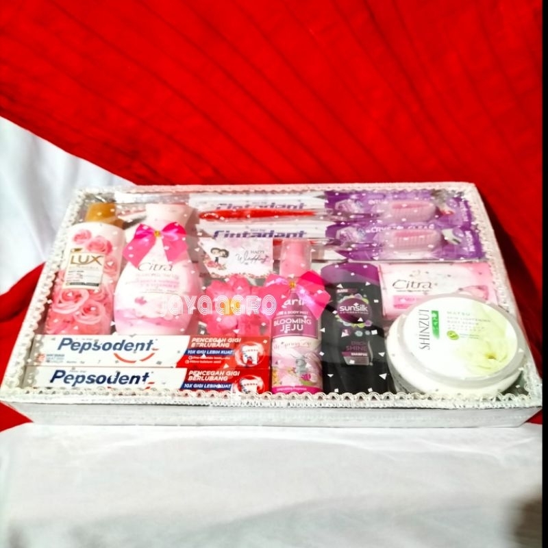 paket seserahan / kado pernikahan / perlengkapan mandi