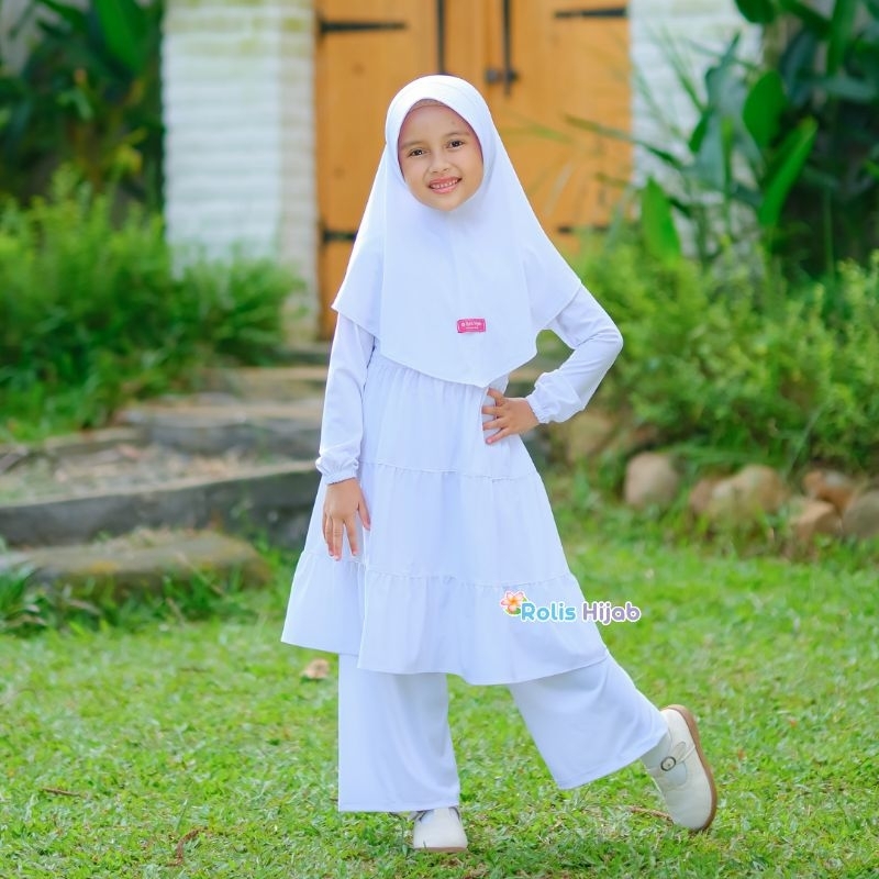 GAMIS MANASIK /GAMIS PUTIH/GAMIS ANAK PEREMPUAN