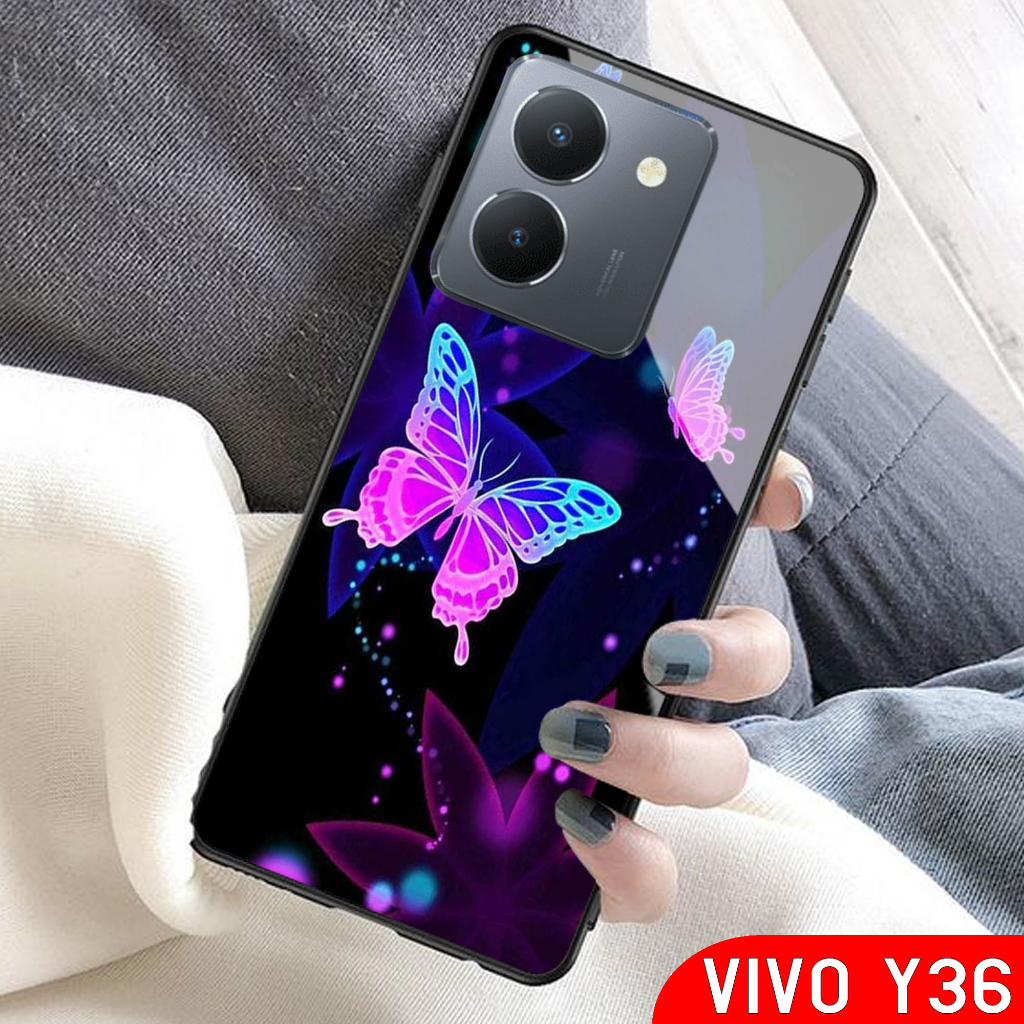 [A07] Case Vivo Y36 / Softcase Kaca Kilau Vivo Y36 / Casing Handphone Vivo Y36 / Case Vivo Y36