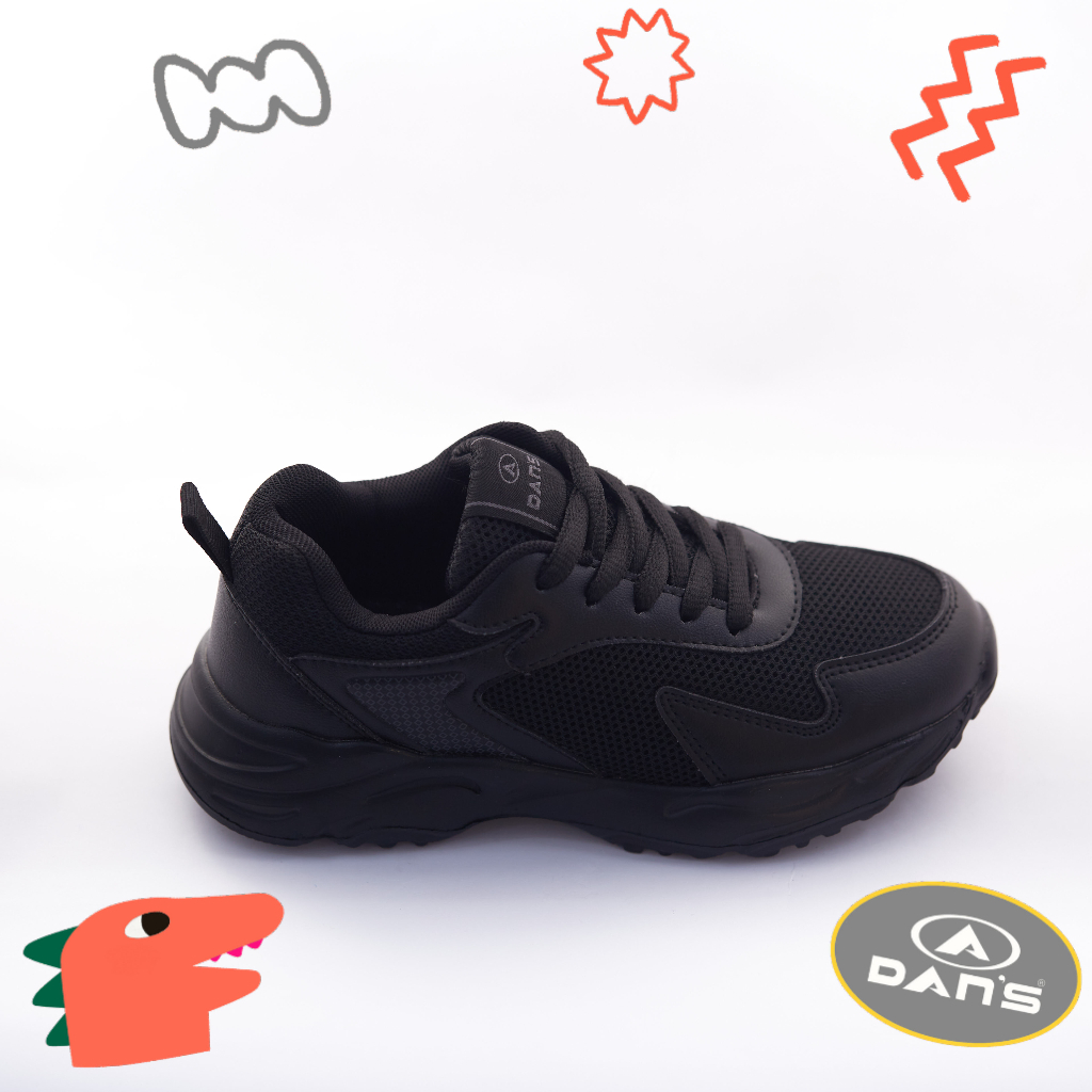 Dans Argenta Sepatu Sneakers Anak Perempuan - All Black