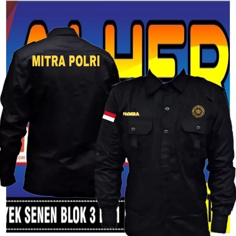 kemeja mitra polri baju mitra polri seragam mitra polri Pdh mitra polri Pdl mitra polri kemeja kerja