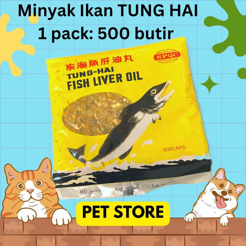 MINYAK IKAN 1 pack isi 500 TUNG HAI suplemen vitamin
