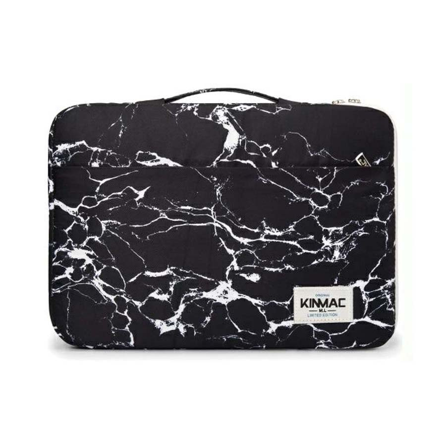 Tas Laptop Macbook handstrap Bag KINMAC 11 12 13  inch m1/m2  Black marBle