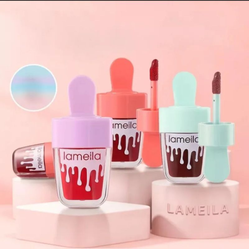 lameila 1079 liptint ice cream waterproof Frozen lip gloss