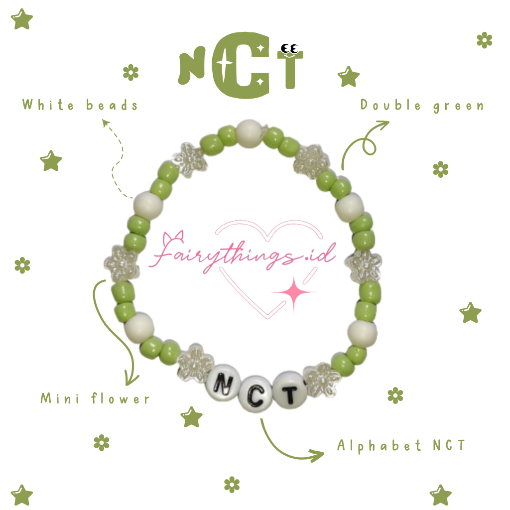 [NCT Series] gelang manik manik • gelang manik • gelang neon NCT • beads bracelet
