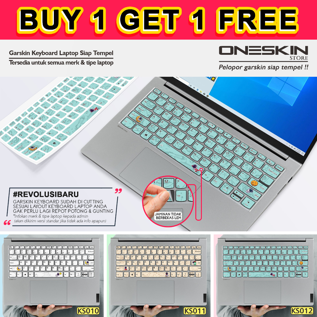 Garskin Stiker Sticker keyboard Laptop For Acer gambar custom katalog 12