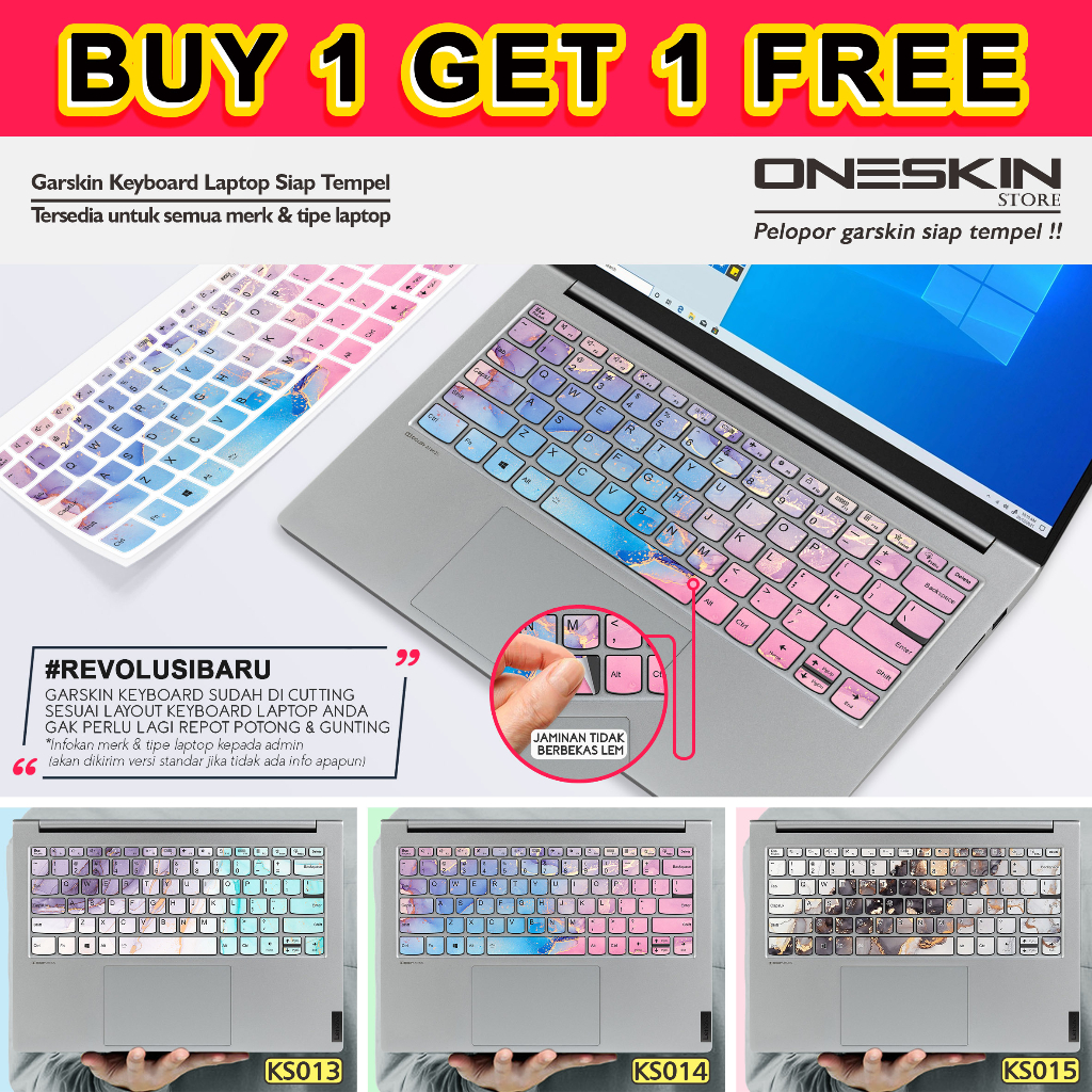 Garskin Stiker Sticker keyboard Laptop For Acer gambar custom katalog 14