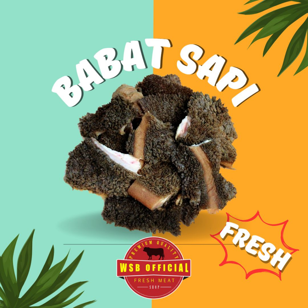 

Babat Hitam Sapi Lokal Fresh