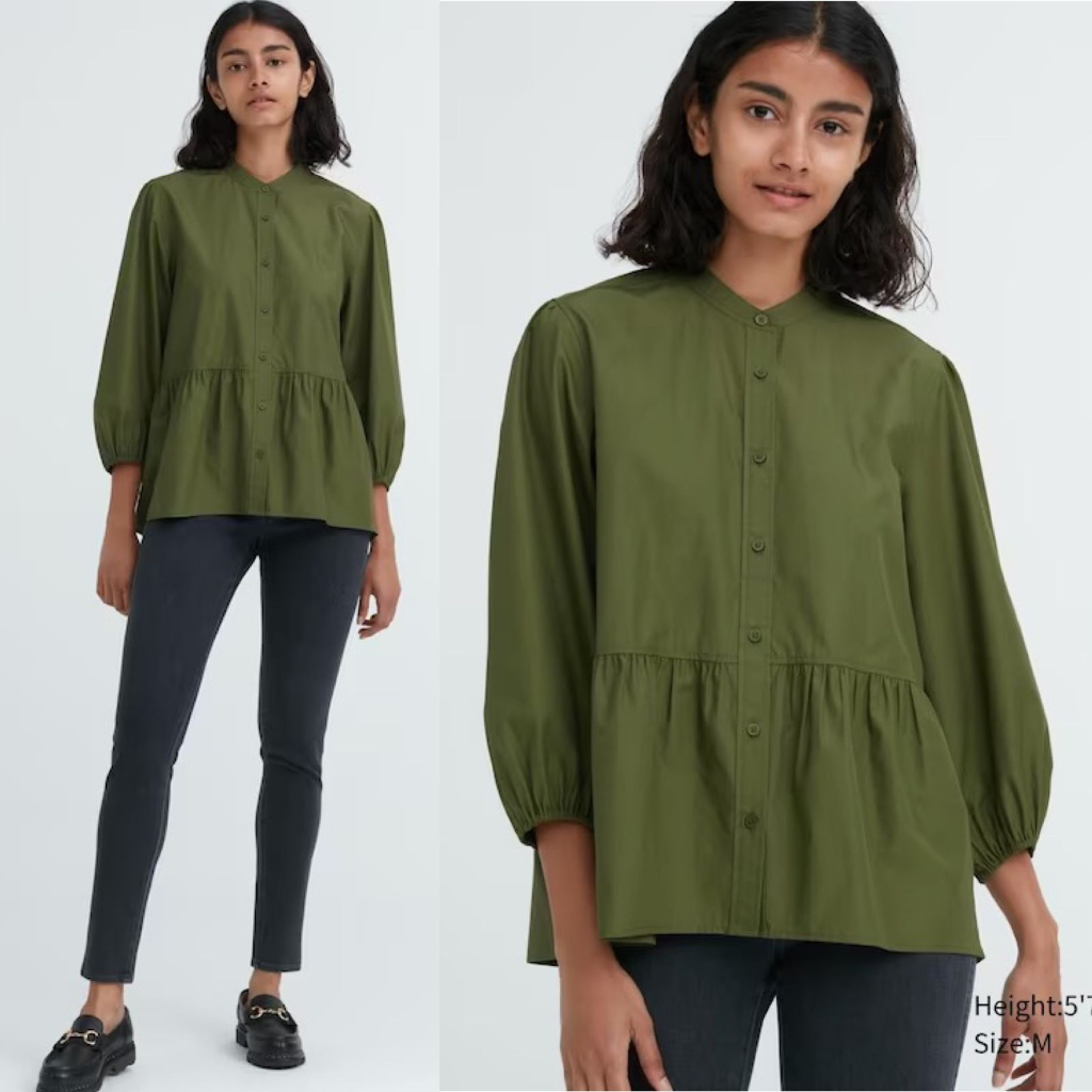 Unq cotton ruffle blouse