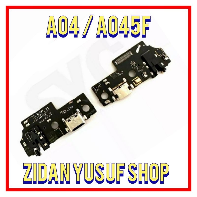 BOARD PAPAN KONEKTOR CONEKTOR CHARGER SAMSUNG A04 / A045F PLUG IN MIC