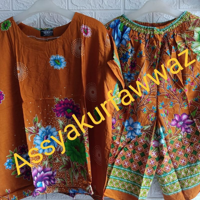 SETELAN CELANA KULOT HENGKY MOTIF WIDURI