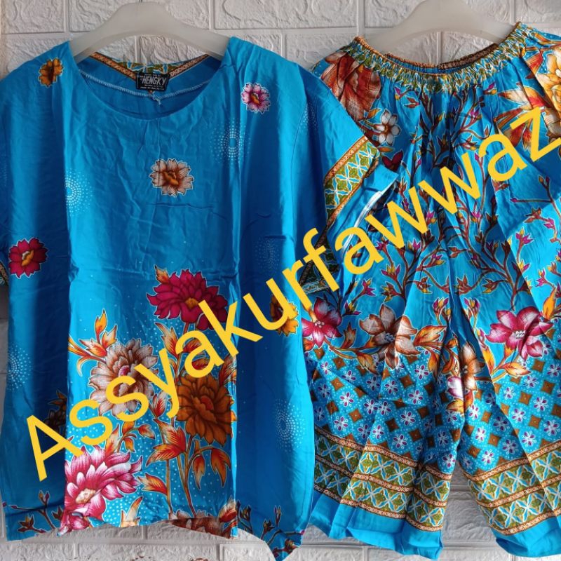 SETELAN CELANA KULOT HENGKY MOTIF WIDURI