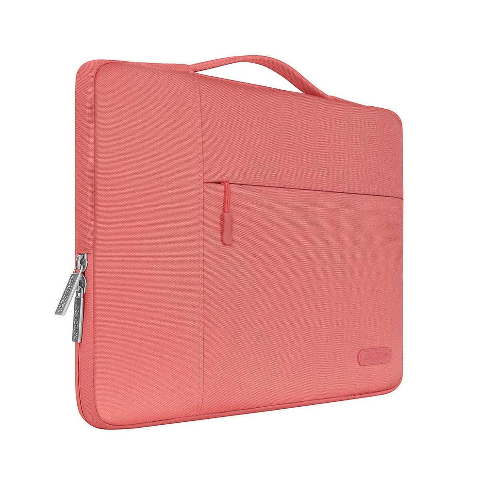 tas Laptop jinjing MacBook mosiso  Air/Pro, 13.6 m1/m2,  MacBook Pro 14 inch 2442 Living Coral