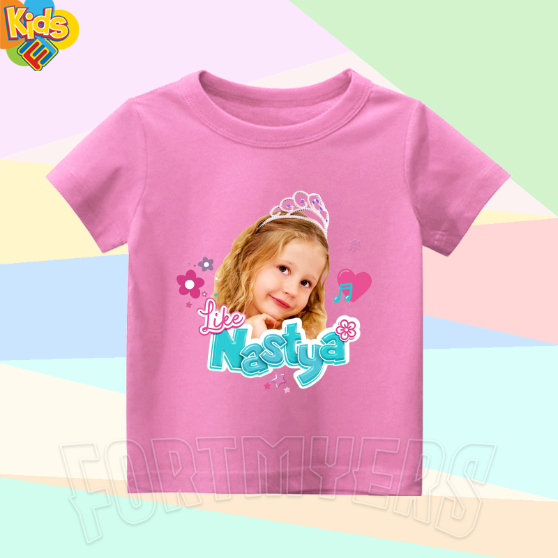 BAJU ANAK KAOS ANAK LIKE NASTYA YOUTUBER
