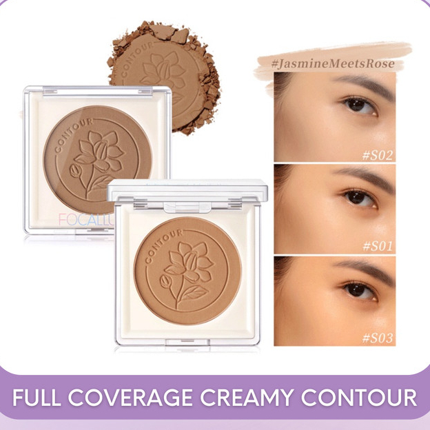 FOCALLURE Full Coverage Powder Contour #JasmineMeetsRose