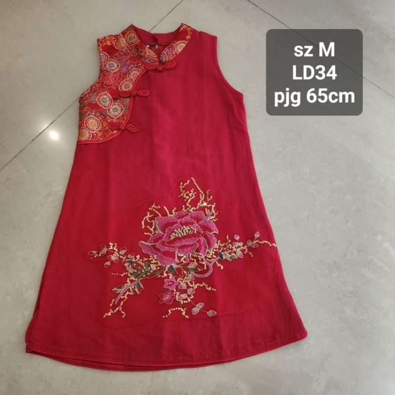 DRESS PESTA JIBAO ANAK perempuan QIBAO baby girl BATIK baju cheongsam party