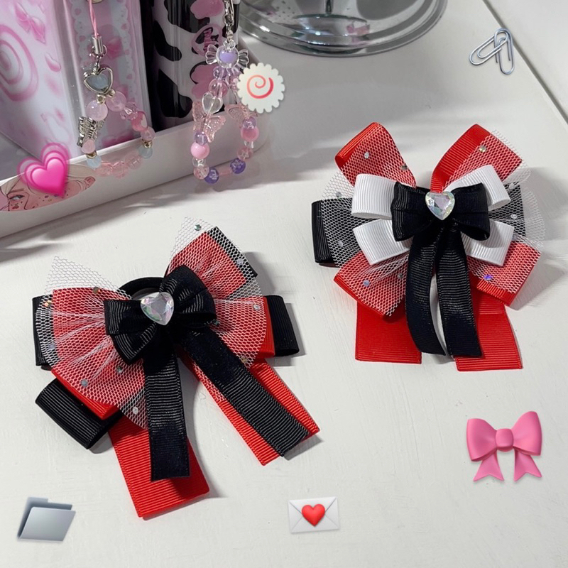 

ribbon pita deco lightstick ls red merah the boyz tbz toabong deobi ikon konbat stray kids skz nachimbong tvxq ab6ix