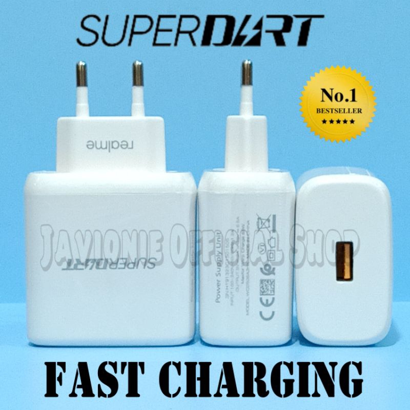 Charger Cas Casan REALME 7 8 PRO 65W Original SUPER DART VOOC TYPE C Fast Charging